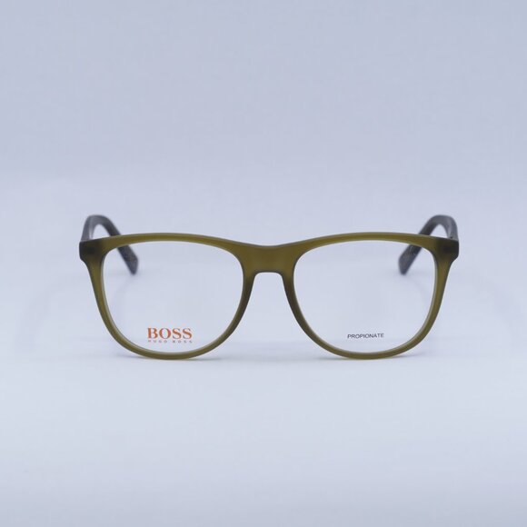 🕶️ New Hugo Boss BO 0218 EZE Eyeglasses - Matt Olive Frame - Picture 2 of 10